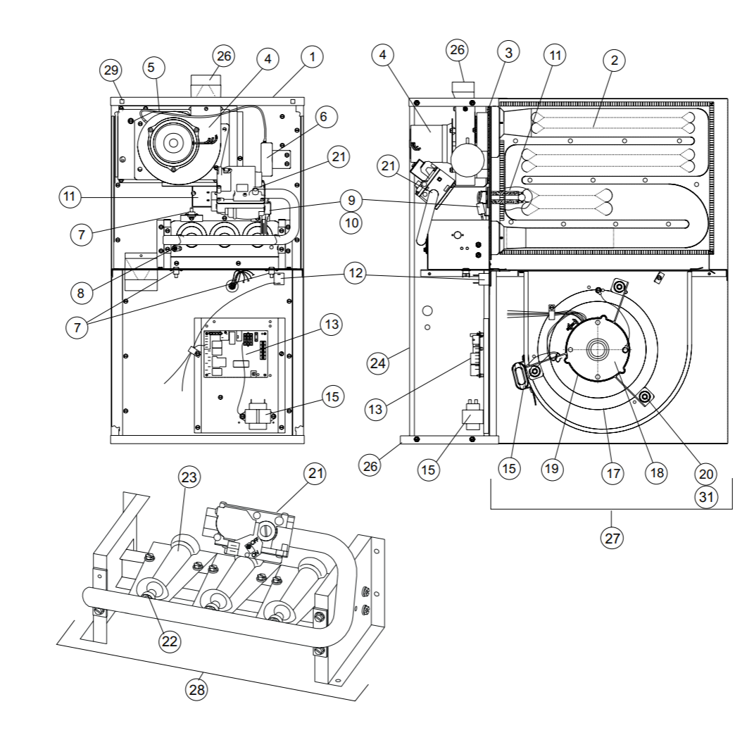 York&nbsp;FG8D15020UH11A&nbsp;Parts